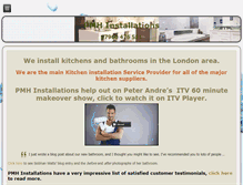 Tablet Screenshot of pmhinstallations.co.uk